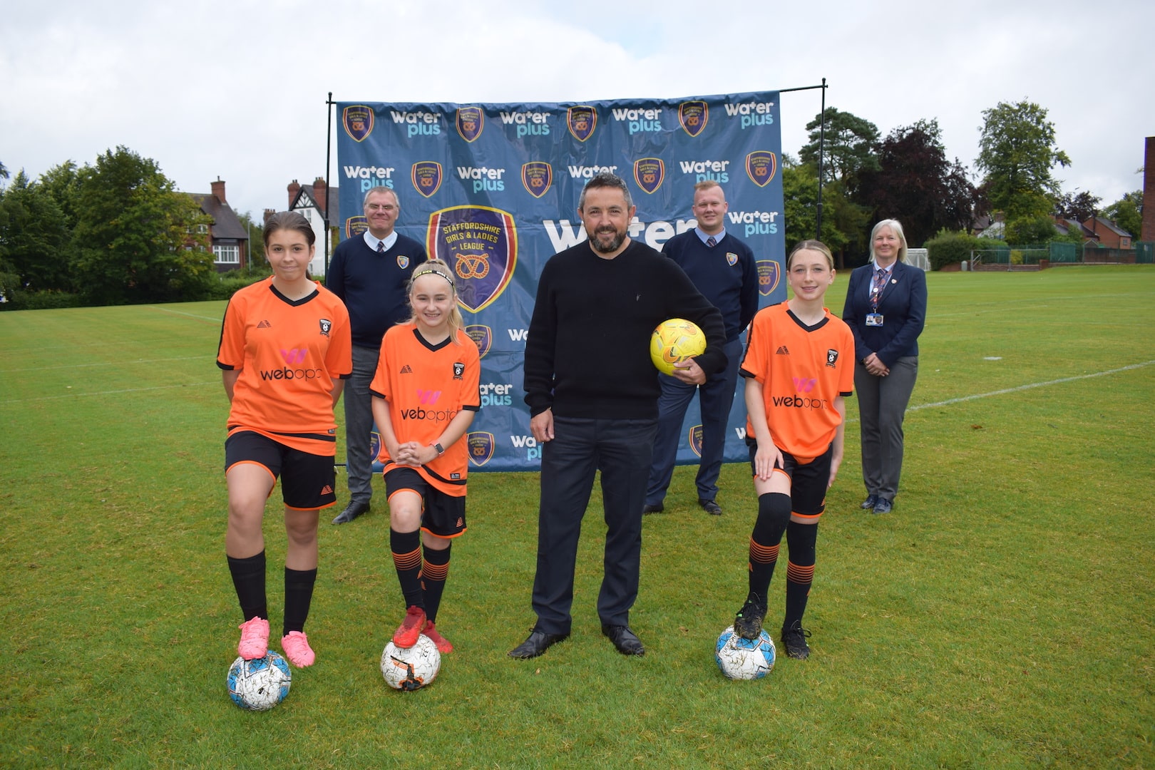 Water Plus partnership for women's and girls football in Staffordshire